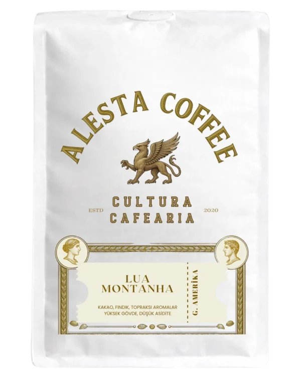 Alesta Lua Montanha espresso blend – latte için kahve, sütlü içecek harmanı