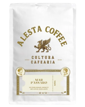 Mar Passaro Espresso Blend naturel işlem %100 Arabica çekirdek kahve - Alesta Coffee