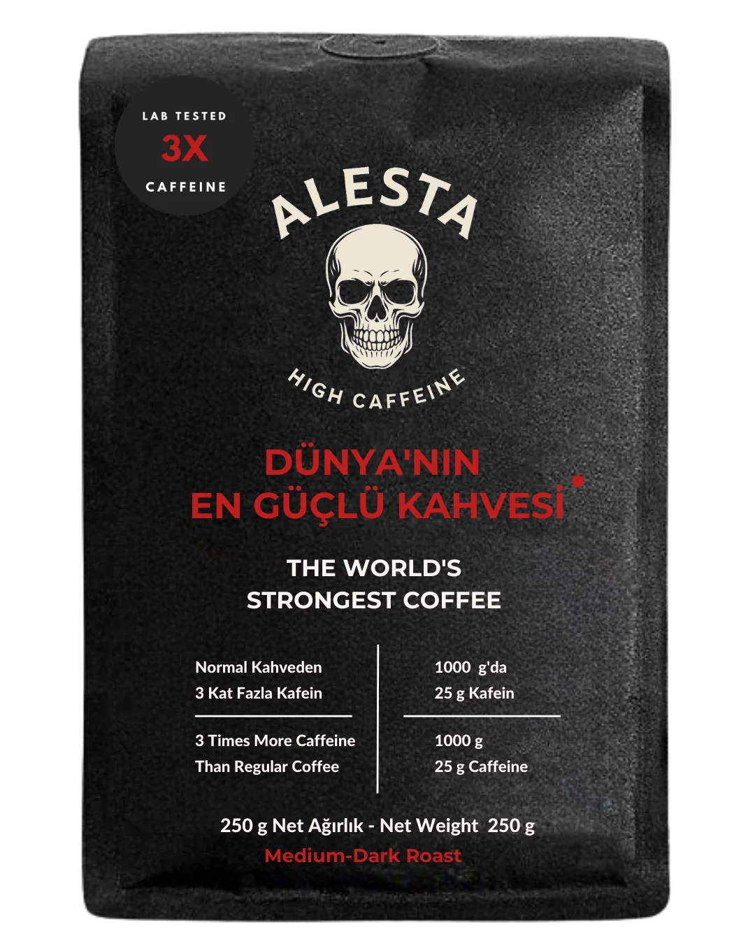 Dünya`nın En Güçlü Kahvesi – Alesta Coffee Yüksek Kafeinli Kahve