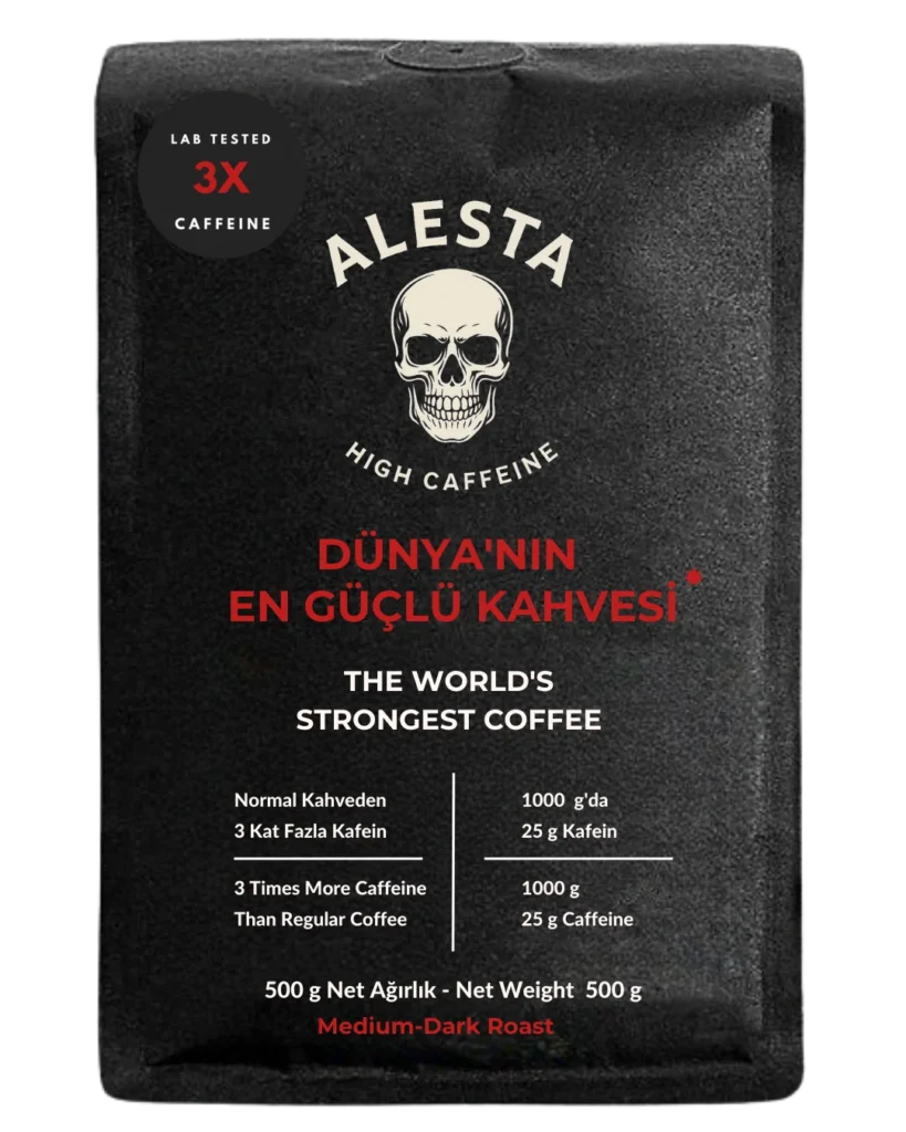 Dünya`nın En Güçlü Kahvesi – Alesta Coffee Yüksek Kafeinli Kahve