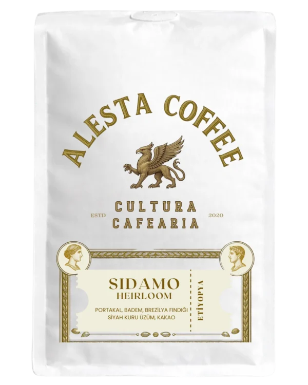 Etiyopya Sidamo Heirloom yıkanmış kahve çekirdekleri