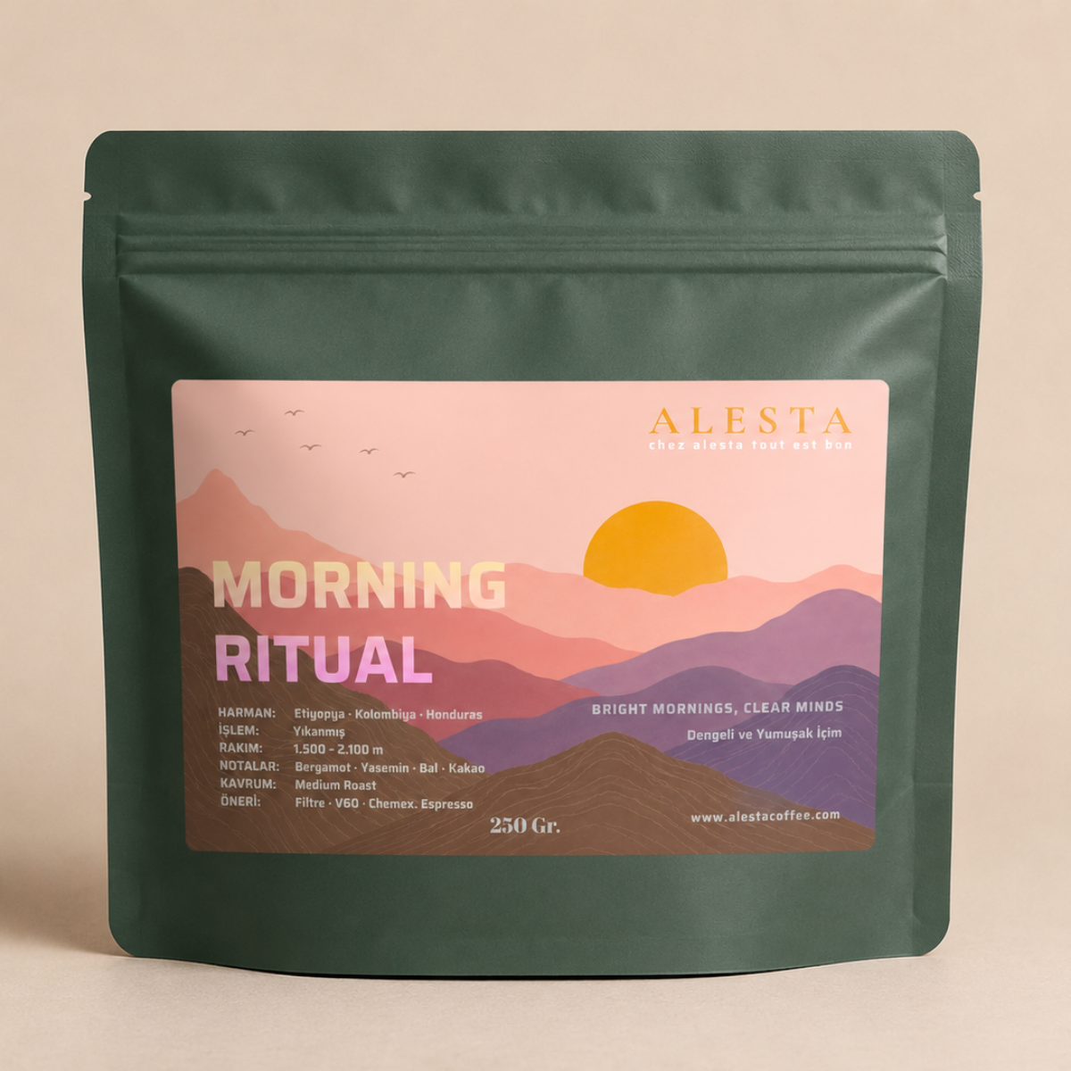 Morning Ritual Nitelikli Kahve Harmanı – Aromatik Blend 250 g