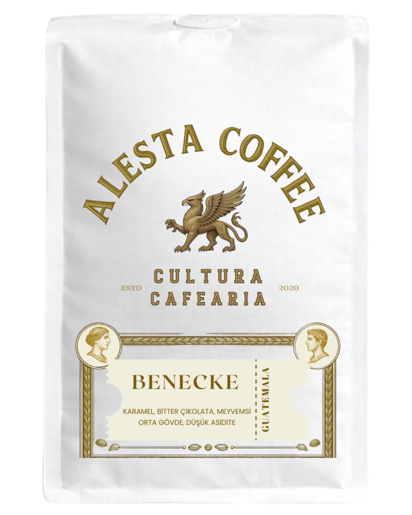 Guatemala Benecke filtre kahve – karamel, bitter çikolata ve meyvemsi notalar