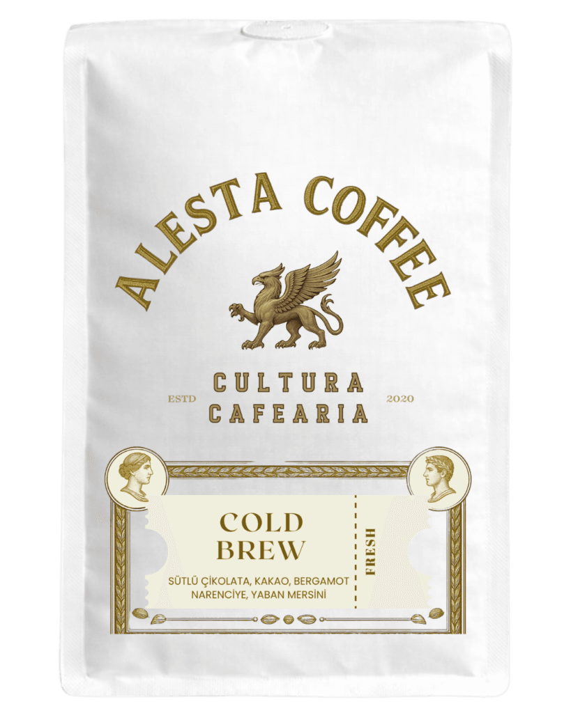 Alesta cold brew kahve çekirdeği paketi